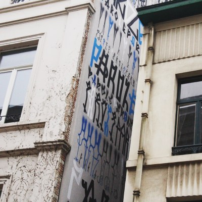 les facades rue de Namur